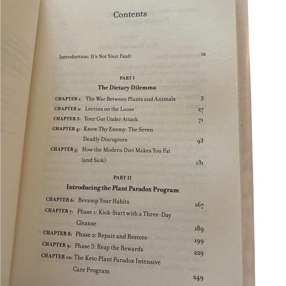 The Plant Paradox by Dr Steven Gundry hard back Book. 
health & wellness genre - Picture 5 of 6